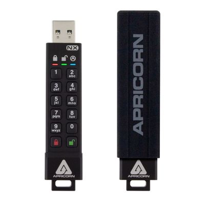 Apricorn USB flash drive Aegis Secure Key 3NX - USB 3.2 Gen 1 - 8 GB - black_4