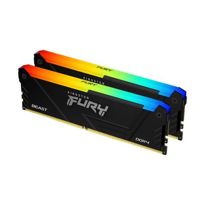 Kingston RAM FURY Beast RGB - 16 GB (2 x 8 GB Kit) - DDR4 3600 DIMM CL17_thumb