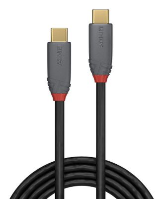 Lindy 36902 USB Kabel 1,5 m USB C 10 Gbit/s Schwarz, Grau_2