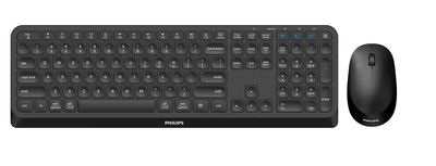 Philips kabelloses Tastatur- und Maus-Set SPT6407B - Schwarz_thumb
