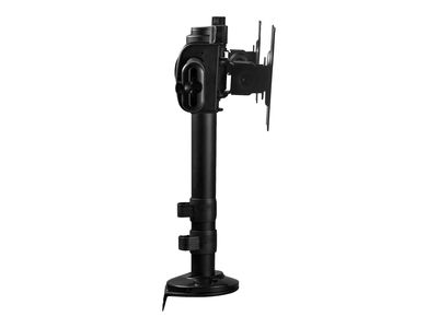 StarTech.com Dual Monitor Mount - Supports Monitors 13" to 27" - Adjustable - Desk Clamp or Grommet-Hole Desk Mount for Dual VESA Monitors - Black (ARMBARDUOG) - stand_3