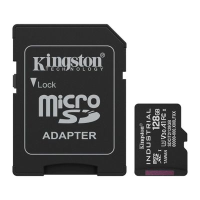 Card Kingston Ind. MicroSD +ADP 128GB pSLC_thumb
