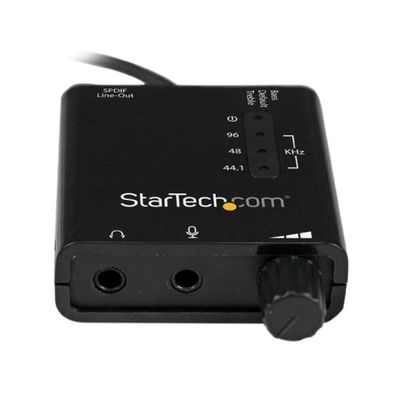 StarTech.com USB Sound Card w/ SPDIF Digital Audio & Stereo Mic - External Sound Card for Laptop or PC - SPDIF Output (ICUSBAUDIO2D) - sound card_3