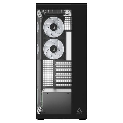 Case Arctic Xtender Vert.GPU Black Clear Glass_3