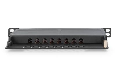 Digitus CAT 6A Slim Patch Panel, shielded, 8-port, 0.5 U, 10", black_4