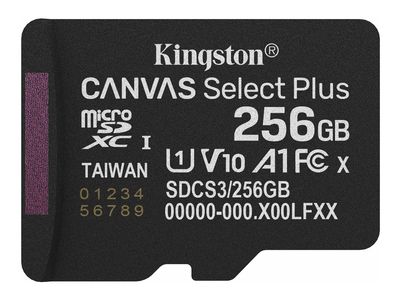 Kingston Canvas Select Plus - Flash-Speicherkarte - 256 GB - microSDXC UHS-I_thumb