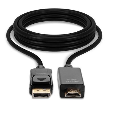 Lindy 36920 Videokabel-Adapter 0,5 m DisplayPort HDMI Typ A (Standard) Schwarz_4