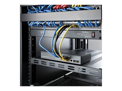 StarTech.com Server Rack Shelf - 1U - Adjustable Mount Depth - Heavy Duty - rack shelf - 1U_thumb