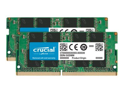 Crucial RAM - 64 GB (2 x 32 GB Kit) - DDR4 3200 SO-DIMM CL22_thumb