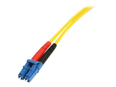 StarTech.com 1m Fiber Optic Cable - Single-Mode Duplex 9/125 - LSZH - LC/SC - OS1 - LC to SC Fiber Patch Cable (SMFIBLCSC1) - Netzwerkkabel - 1 m_2