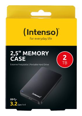 Intenso 2TB 2.5" Memory Case USB 3.0 external hard drive 5400 RPM 2.5" USB Type-A 3.2 Gen 1 (3.1 Gen 1) Black_2
