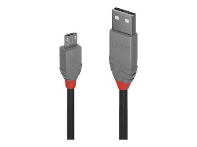 Cable Lindy USB 2.0 to micro USB-B 3m Black_thumb