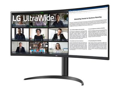 LG UltraWide 34WR55QC-B - LED-Monitor - gebogen - 86.4 cm (34") - HDR_thumb