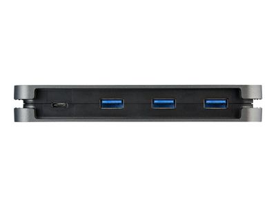 StarTech.com 4 Port USB C Hub - 3x USB-A/1xUSB-C - 5Gbps USB 3.0 Type-C Hub (3.2 Gen 1) - Bus Powered - 11.2" Cable w/ Cable Management (HB30CM3A1CB) - hub - 4 ports_4