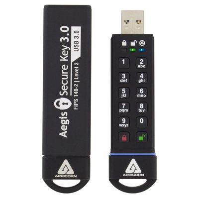 Apricorn ASK3 USB flash drive 16 GB USB Type-A 3.2 Gen 2 (3.1 Gen 2) Black_3