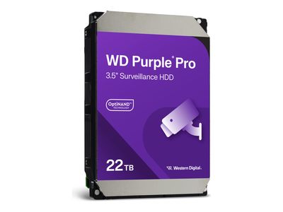 WD Purple Pro WD221PURP - hard drive - 22 TB - surveillance, smart video - SATA 6Gb/s_2