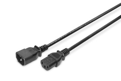 DIGITUS Power cable extension - IEC C14 male/IEC C13 female - 5 m_thumb