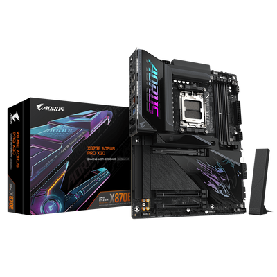 GIGABYTE Mainboard X870E AORUS PRO X3D - ATX - Socket AM5 - AMD X870E_thumb