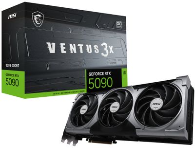 MSI VENTUS GEFORCE RTX 5090 32G 3X OC graphics card NVIDIA 32 GB GDDR7_thumb