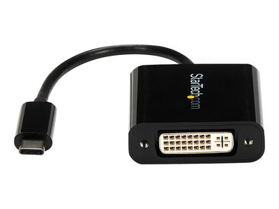 StarTech.com USB C to DVI Adapter - Black - 1920x1200 - USB Type C Video Converter for Your DVI D Display / Monitor / Projector (CDP2DVI) - video / USB adapter - 24 pin USB-C to DVI-I_3