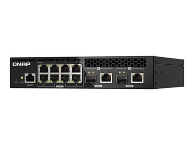 QNAP QSW-M2108R-2C - Switch - 10 Anschlüsse - managed - an Rack montierbar_thumb