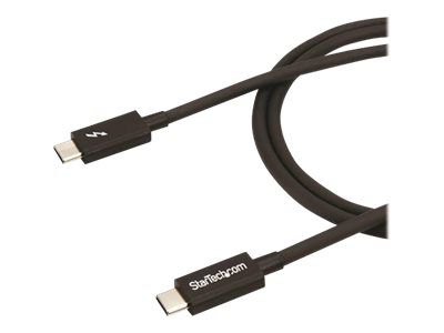 StarTech.com 20Gbps Thunderbolt 3 Cable - 6.6ft/2m - Black - 4K 60Hz - Certified TB3 USB-C to USB-C Charger Cord w/ 100W Power Delivery (TBLT3MM2M) - Thunderbolt cable - 2 m_4