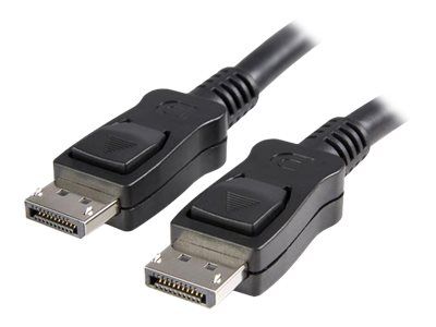 StarTech.com 50cm DisplayPort 1.2 Kabel mit Verriegelung (Stecker/Stecker) - DP 4k Audio- / Videokabel Kabel - Schwarz - DisplayPort-Kabel - 50 cm_2