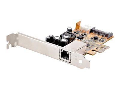 StarTech.com 1 Port 2.5Gbps PoE Network Card, PCIe Ethernet Card w/RJ45 Port, 30W 802.3at PoE NIC for Desktops/Servers, Network PoE LAN Adapter w/Low-Profile Bracket Included - NBASE-T, Windows/Linux Support (ST1000PEXPSE) - network adapter - PCIe 2.1 - 2_5