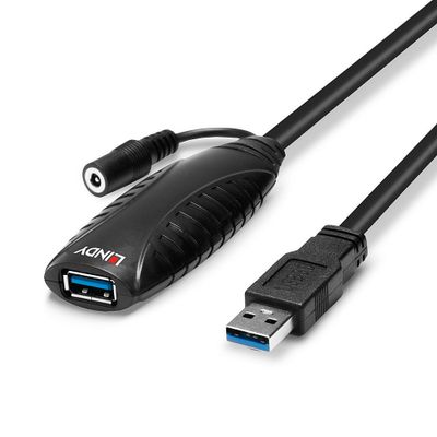 Lindy 43156 USB Kabel USB 3.2 Gen 1 (3.1 Gen 1) 10 m USB A 5 Gbit/s Schwarz_5