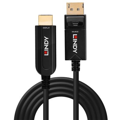 Lindy 38490 Videokabel-Adapter 10 m DisplayPort HDMI Typ A (Standard) Schwarz_2