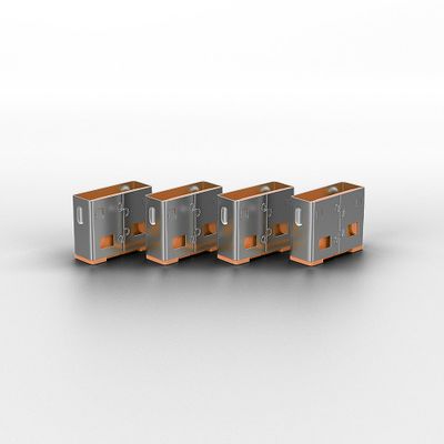 Lindy 40453 Schnittstellenblockierung Schnittstellenblockierung + Schlüssel USB Typ-A Orange Acrylnitril-Butadien-Styrol (ABS) 5 Stück(e)_2
