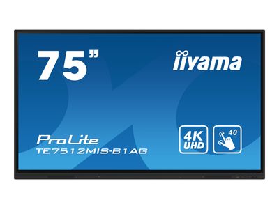 Iiyama Touch LCD-Display ProLite TE7512MIS-B1AG - 190 cm (75") - 3840 x 2160 4K UHD_1