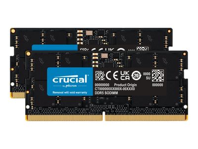 Crucial RAM - 48 GB (2 x 24 GB Kit) - DDR5 5600 SO-DIMM CL46_thumb