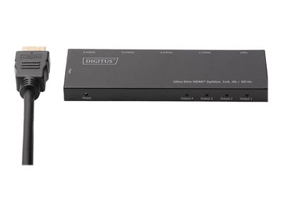 DIGITUS Ultra Slim HDMI Splitter DS-45323 - video/audio splitter - 4 ports_3