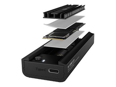 ICY BOX IB-180MC-C31 - Speichergehäuse - SATA 6Gb/s / PCIe 3.0 x2 (NVMe) - USB 3.2 (Gen 2), USB-C 3.2 (Gen 2)_3