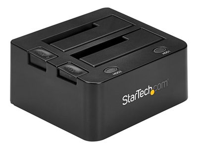 StarTech.com Dual-Bay USB 3.0 to SATA Hard Drive Docking Station, USB Hard Drive Dock, External 2.53.5 SATA IIIIII, SSDHDD Docking Station, Hot-Swap Hard Drive Bay - Top-Loading - Speicher-Controller - SATA 6Gb/s - USB 3.0_2