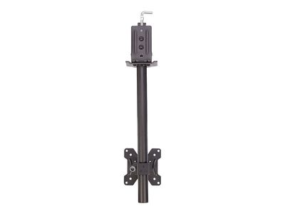 Lindy Single Display Short Bracket w/ Pole & Desk Clamp - Befestigungskit - einstellbarer Arm - für Monitor - Silber_3