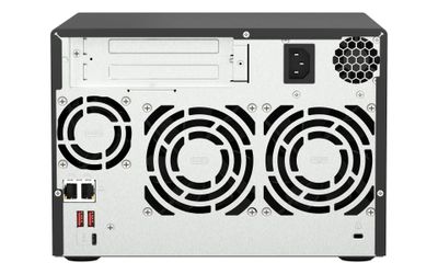 QNAP TS-673A NAS Tower Ryzen Embedded V1500B 8 GB DDR4 0 TB QNAP Turbo System Black_6