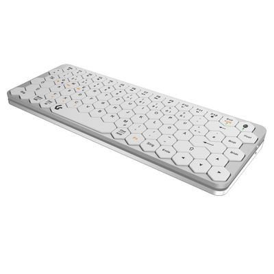 KeySonic Mini-Tastatur KSK-5020BT-S - Silber/Weiß_3