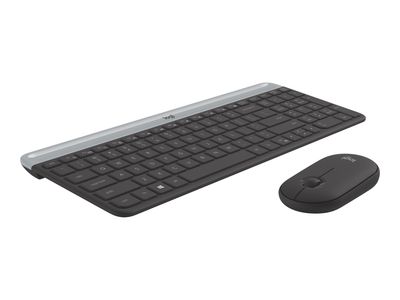 Logitech Tastatur- und Maus-Set Slim Wireless Combo MK470 - US Layout - Graphit_3