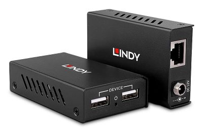 Lindy 43408 Audio-/Video-Leistungsverstärker AV-Sender & -Empfänger Schwarz_thumb