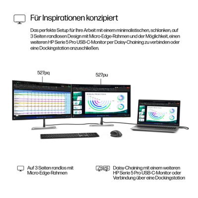 HP LED-Display Series 5 Pro 527pq - 68.6 cm (27") - 2560 x 1440 WQHD_10