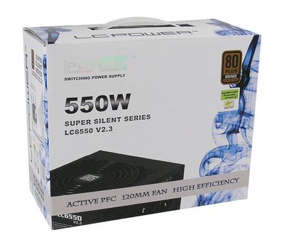 LC Power power supply Super Silent Series LC6550 V2.3 - 80 PLUS Bronze - 550 W_2