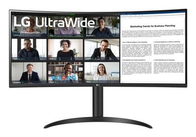 LG Curved Monitor UltraWide 34WR55QK-B - 86.4 cm (34") - 3440 x 1440 WQHD_thumb