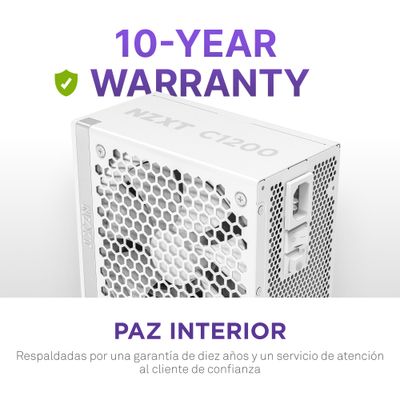 NZXT C1200 Gold ATX 3.1 power supply unit 1200 W 24-pin ATX White_10