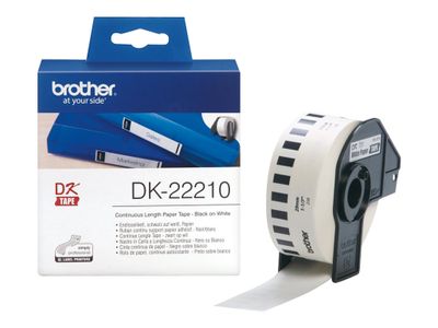 Brother labels DK-22210 - Black on white_thumb
