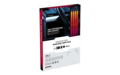 Kingston FURY RAM Renegade RGB - 96 GB (2 x 48 GB Kit) - DDR5 6400 UDIMM CL32_5
