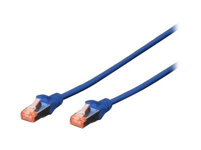 DIGITUS Patch Cable - patch cable - 3 m - blue, RAL 5017_thumb