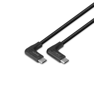 Lindy 32022 USB Kabel USB 3.2 Gen 2 (3.1 Gen 2) 0,5 m USB C 10 Gbit/s 60 W Schwarz_2