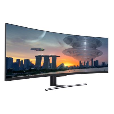 LC Power Curved QLED-Display LC-M49-DFHD-144-C-Q - 124.46 cm (49") - 3840 x 1080 DFHD_2